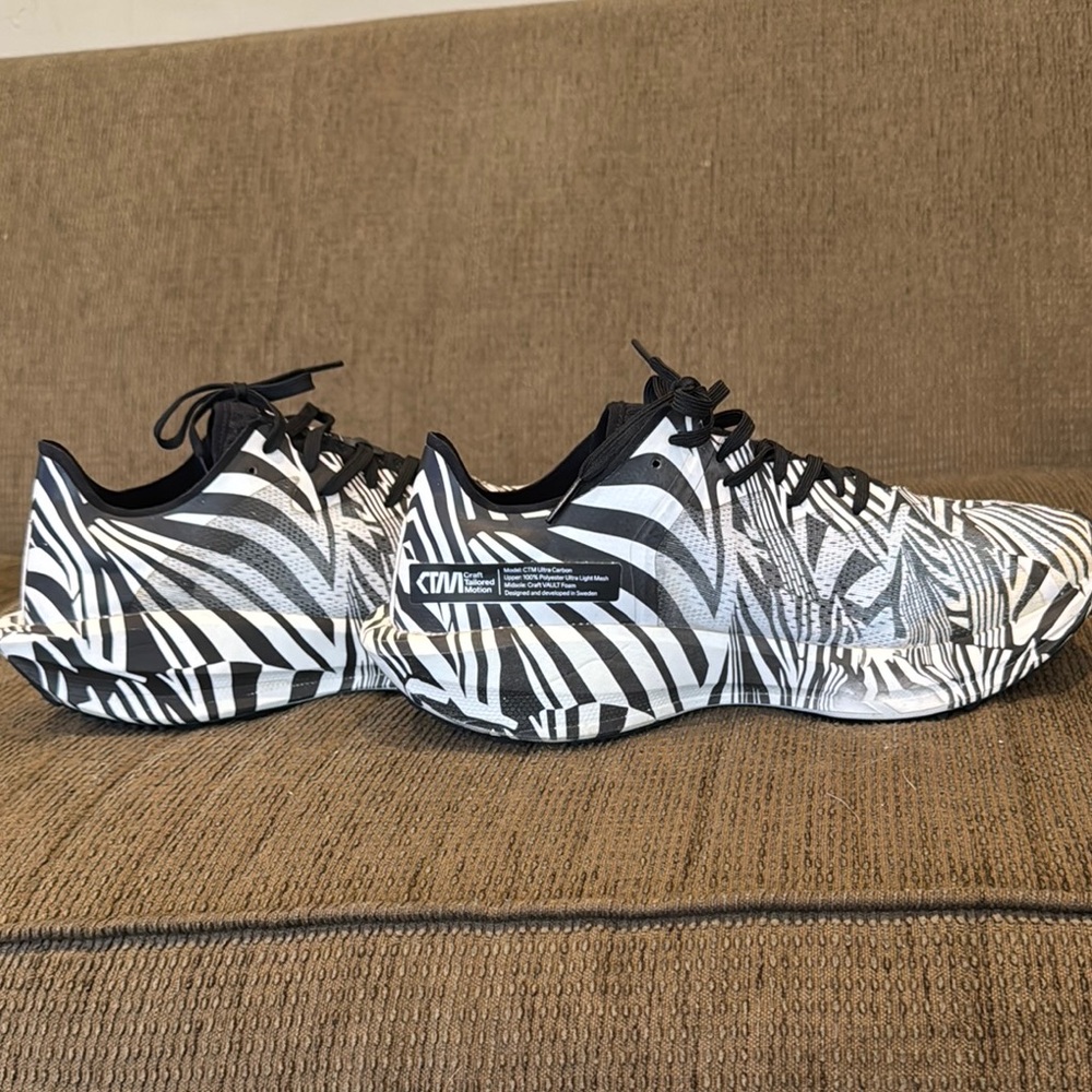 Craft CTM Ultra Carbon Men’s Marathon Running Shoes Zebra Dazzle Camo